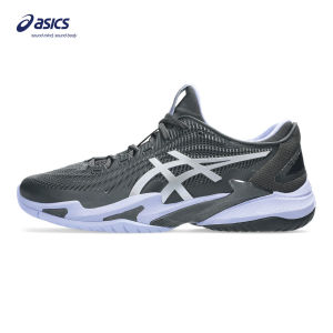 ASICS Men COURT FF 3 NIGHT ENERGY Tennis Shoes in Graphite Grey/Pure Silver