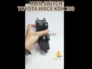 WARRANTY TOYOTA HIACE KDH200 VAN MAIN SWITCH POWER WINDOW MAIN SWITCH MASTER DRIVER SIDE