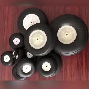 10pcs0.75~5-Inch Model Aircraft Landing Gear Wheels Fixed Wing Aircraft Wheels Model Aircraft Wheels Rubber Wheels Pu Wheels