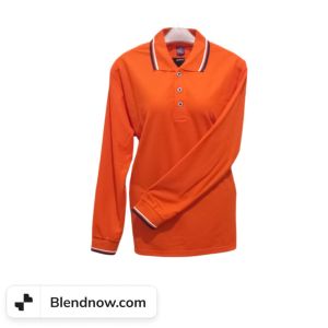 POLO TSHIRT KAOS KERAH LENGAN PANJANG ATASAN KAOS SERAGAM OLAHRAGA WANITA PRIA