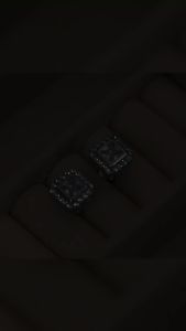 Huitan Classic Square-shaped CZ Stud Earrings for Women Exquisite Ear Piercing Accessories Gift Versatile Timeless Jewelry
