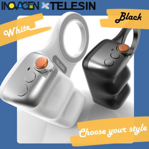 Telesin Fun Shot แขนยึดสำหรับเซลฟี่โทรศัพท์แม่เหล็ก2MFI ได้รับการรับรองพร้อมเลนส์ติดกล้องโทรศัพท์มือถือที่ถอดออกได้ที่จับกล้องโทรศัพท์แบบชาร์จไฟได้สำหรับ Vlogไฟเติมตัวเลือกขาตั้งกล้องเล็กๆ