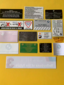 Stiker BMW E36 318i 320i 323i 325i Warning Set