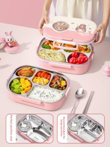 XIAOCHUSHU | Stainless Steel Insulated Lunch Box for Students Microwave Safe