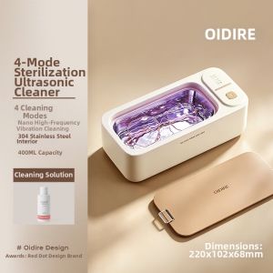 OIDIRE | Ultrasonic Cleaner Machine For Eyeglasses Teeth Protectors Jewelry