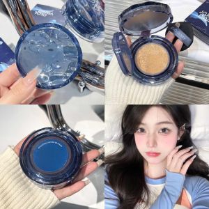 Water Wave Pattern Foundation Liquid Waterproof Sweatproof No Cakey Look Brightening Concealing Long-lasting Moisturizing