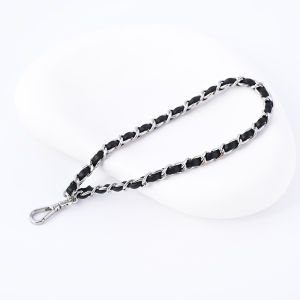 Chengeng Handmade Leather Chain Bracelet Short Chain Handbag Strap Zero Wallet Chain Sheepskin Fashion Accessory