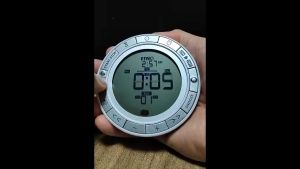 6.6 BIG sale now ! ENSO Pearl Interval Timer Alarm Clock with Natural Sound for Yoga & Meditation by Salubrion Original