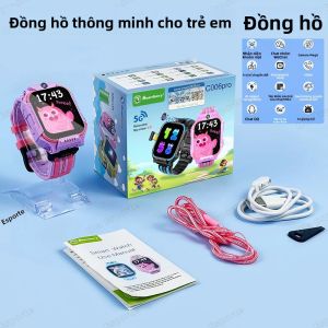 Đồng Hồ Thông Minh 5G Cho Trẻ Em Với Chức Năng Gọi Video SOS Định Vị GPS Pin 680mAh Tích Hợp Máy Tính Đồng Hồ Báo Thức