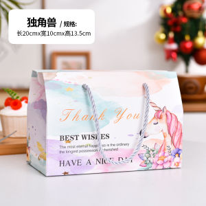 กล่องบรรจุภัณฑ์ขนมปังอบวันตรุษย์ที่มีชื่อเสียง กล่องของขวัญขนมปังอบ กล่องขนมปังมัดย้อมหิมะ กระเป๋าใส่ขนมปัง กล่องของขวัญสำหรับเทศกาลปีใหม่