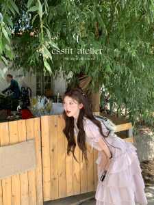 Chil Sung Pure Cotton Shirt Navy Collar Half-length Skirt Gently Coordinated Set Soft Lace Trim Casual Fashion Ensemble