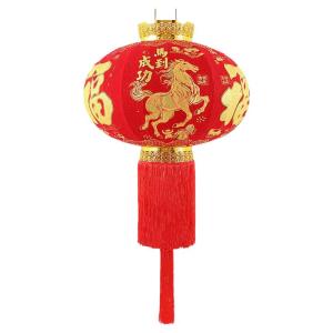 XIXIANGSUI | Battery Operated Red Lanterns for Entrances 1 Pair