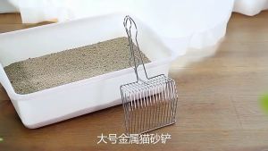 Cat Litter Scoop Stainless Steel Metal Litter Scoop Large Toilet Cleaning Tool Pet Supplies Cat Toilet Scoop C