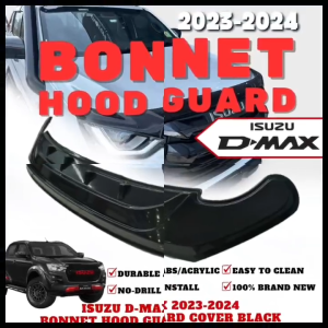 GECA HOOD GUARD BONNET NEW D-MAX 2023-2024 BLACK DBNG01 (11963)