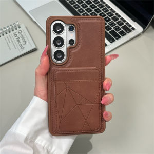 Multi-Card Slots Kickstand Leather Wallet Case for Samsung Galaxy S26 Ultra S25 Edge S24 S22 Plus S23 Fe Card Bag Holder Cover