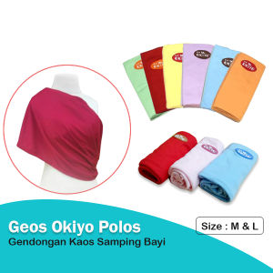 Geos Okiyo Polos Gendongan Kaos Instan Gendongan Bayi Sling Baby - Satbe Store