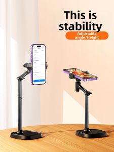 THE.TREE | Adjustable Metal Phone Stand for Desktop Live Streaming and Selfie