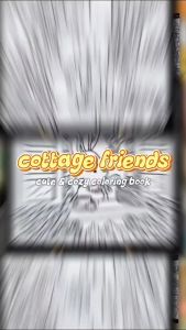 COTTAGE FRIENDS Coloring Book Buku Gambar Mewarnai Sketsa Menggambar Kertas Premium Tebal 220 GSM A4