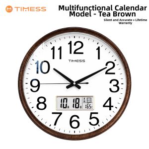 TIMESS | Silent Calendar Fashion Wall Clock
