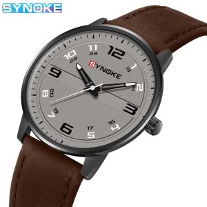 Đồng Hồ Thạch Anh Nam SYNOKE Thời Trang Đơn Giản Dành Cho Doanh Nhân Dây Cao Su Retro Đồng Hồ Đeo Tay Thể Thao Không Cơ Khí Dành Cho Học Sinh