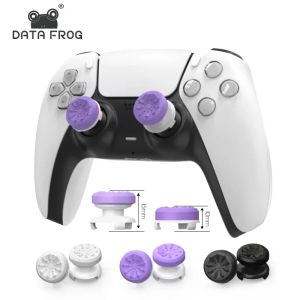 DATA FROG PS5 Controller Tall Thumb Stick Grips High Rise Caps Analog Joystick Extenders Anti-Slip Replacement Parts for Gaming