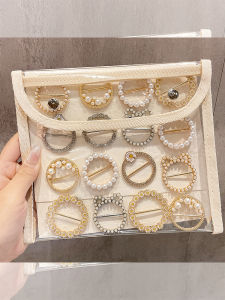 Women New Stylish Pearl Edge Decoration