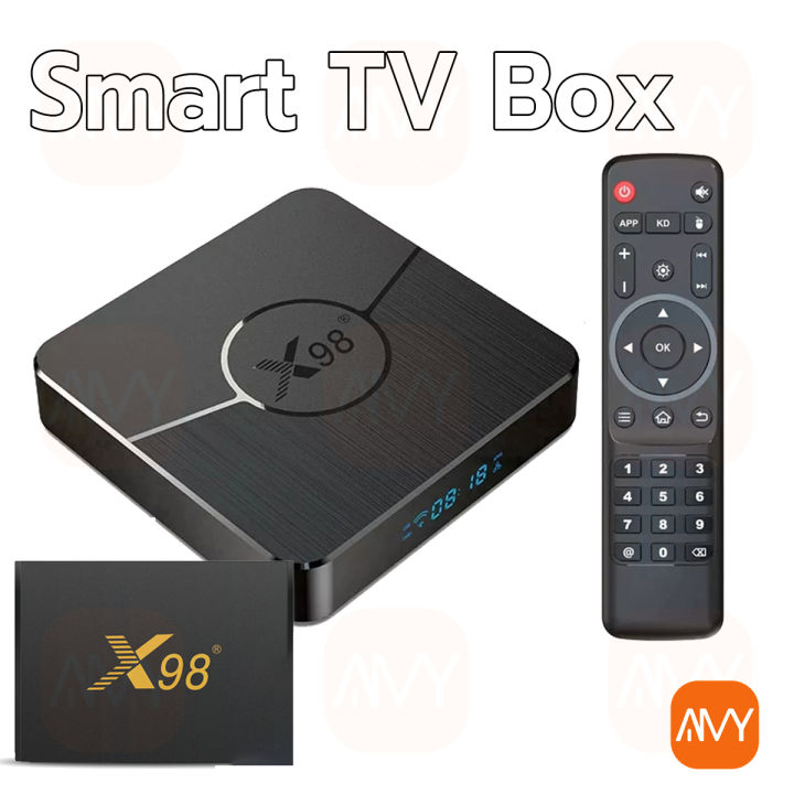กล่องแอนดรอยbox X98 Plus Android 11.0 4K/HD Smart TV Box Wifi 2.4/5G ...