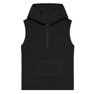JIANSHENSHIJIAJIANSHEN | Slim Fit Hooded Fashion Breathable Male Vest