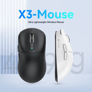 ATTACK SHARK | ATTACK SHARK X3 Lightweight Gaming MouseTri-Mode49g PAW3395 Sensor 26000 DPI 200H Long Battery Life Ergonomic Gamer Mice