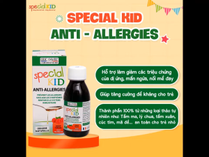 Special Kid Anti Allergies giúp giảm dị ứng mẩn ngứa mề đay rôm sảy cho bé | Nhập khẩu chính hãng Pháp