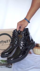 Sepatu Pdh Tni Polri Security Dinas Kerja Kantor Formal Terbaru Mengkilap Merk Azfiq27 2