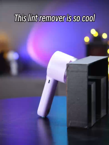 【🔥SG STOCK🔥】RICHMENTMALL Fabric Shaver Defuzzer Electric Lint Remover Rechargeable USB Sweater Shaver Hair Ball Trimmer 2-Speed Built-in Dust Box Rechargeable & Portable Pilling Remover for Home & Travel