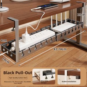 Cable Management Organizer Under Desk