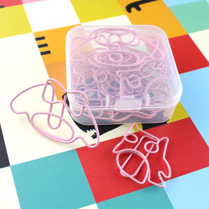 Pink Owl Clip Cartoon Pin Paper Clip Creative Shape Clip Bookmark Cute Creative Wholesale