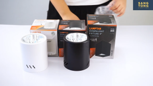 Lamptan โคมไฟติดลอย Downlight Fixture รุ่น Common ขั้วE27 อลูมิเนียมเกรด A หน้ากลม/หน้าเหลี่ยม