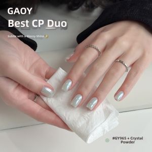 GAOY | Internet Celebrity Popular Mint Green Cream Pudding Nail Polish Gel