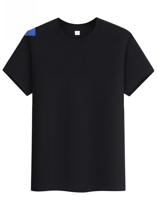 Lormen%20Men's%20Fashion%20round%20Neck%20Short%20Sleeve%20T-Shirt%20Pure%20Cotton%20Lightweight%20Loose%20Summer%20Top%20Antibacterial%207A%20Youth%20Casual%20-%20Image%203
