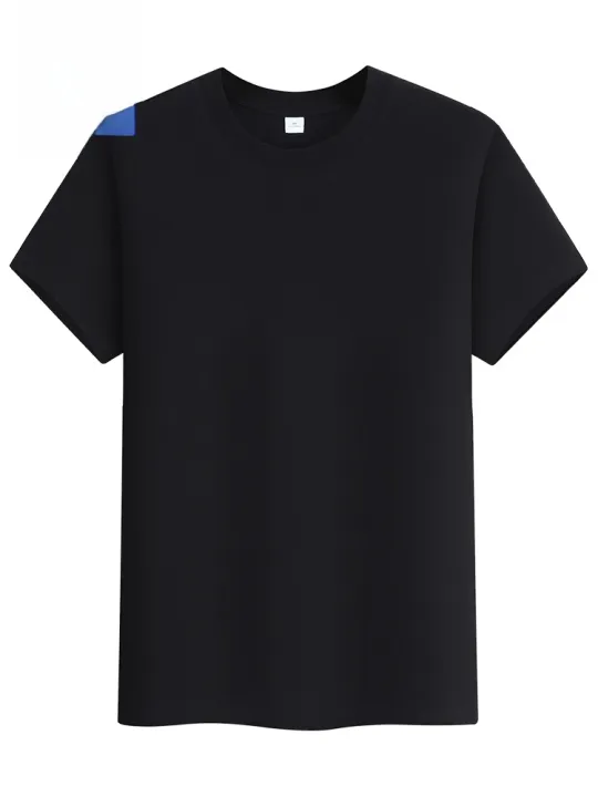 Lormen%20Men's%20Fashion%20round%20Neck%20Short%20Sleeve%20T-Shirt%20Pure%20Cotton%20Lightweight%20Loose%20Summer%20Top%20Antibacterial%207A%20Youth%20Casual%20-%20Image%203