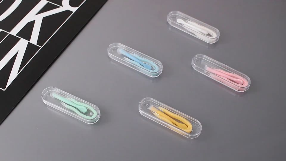 Magister 1set Contact Lens Inserter Remover Soft Tip Tweezers