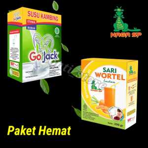 Paket Minuman Serbuk Sari Wortel Untuk Mata + Susu Kambing Etawa