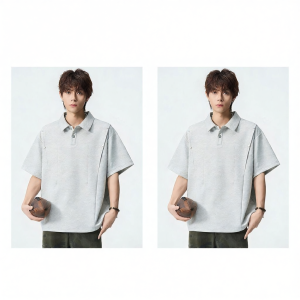BALENO | Summer Cool Feeling Mens Polo Shirt Short Sleeve Loose Casual