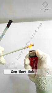 Ống gen cách điện chịu nhiệt độ cao (1 – 12mm) sợi thủy tinh chống cháy luồn dây điện dây đồng GTT1-12MM