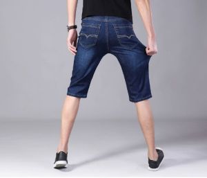 Celana Pendek Denim ขายผู้ชายกางเกง 5นิ้วทรง รูปร่างผ้ายืด ฤดูร้อน ลำลอง
