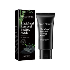 West Month Blackhead Removal Peeling Mask Moisturizing Clean Blackheads And Pimples Fade Acne And Acne Marks Shrink Pores And Control Oil Acne Black Head Removal Nose Cleansing Purifying Peel Type Mask Skincare Product 60ml