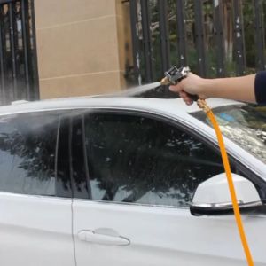 Water Spray Gun High Pressure Metal Washer Brass Nozzle Garden Hose Pipe Adjustable Nozzle Sprayer