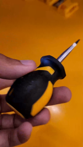 Tolsen 2pcs Stubby Screwdriver Set (6.5x38mm PH2x38mm | 2 in 1 Two Way) GriPro Series