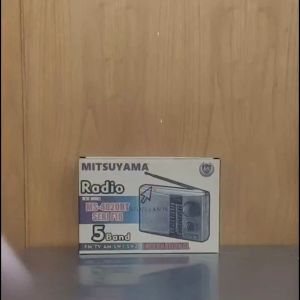Radio Mitsuyama Internasional 5 Band FM/TV/AM/SW1/SW2 MS-4020 Seri MS F18 Murah SNI