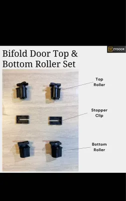 Bifold Door Top and Bottom Roller Set