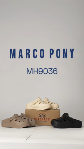 Marco Pony รองเท้าแฟชั่นผู้หญิง พื้นหนา เพิ่มความสูง กันลื่น ทนต่อการสึกหรอ อ่อนนุ่ม เบาสบาย ดีไซน์ระบายอากาศ รุ่นMH9036