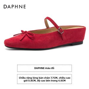 Daphne | Dép Mule Mở Ngón Chân Bán Phân New Summer Pháp Da Dê Nâng Cao